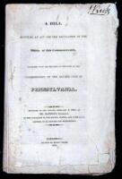A Bill Entitled, An Act for the Regulation of the Militia of this Commonwealth, Together with the Remarks on the Same, by the Commissioners of the Revised Code of Pennsylvania
