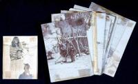 Lot of twelve vintage photographs of Pueblo Native Americans