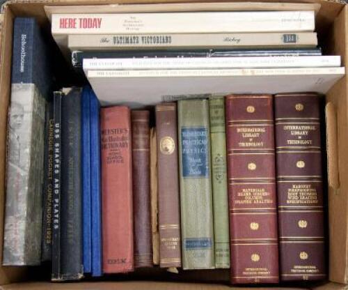 Shelf of architecture & instructional volumes