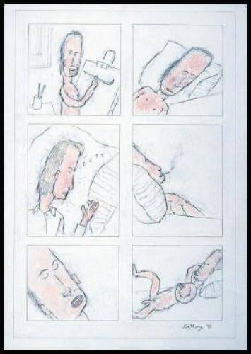 Six Drawings After Cocteau (Page in a Sotheby's Catalogue)