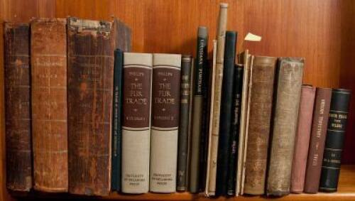 Shelf of Americana books
