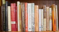 Shelf of miscellaneous books about books