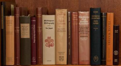 Shelf of bibliographies and books about books