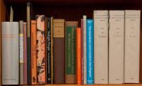 Shelf of miscellaneous books about books