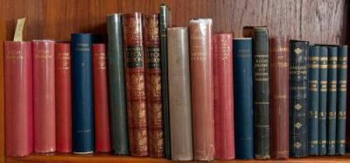 Shelf of books in all fields