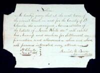 Archive of documents relating to frontiersman Daniel Boone and his family
