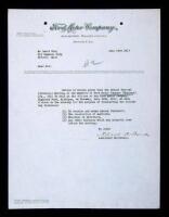 Archive of letters and documents.