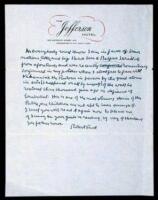Autograph Statement Signed "Robert Frost"