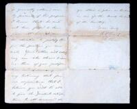 Civil War dated Autograph Letter Signed.