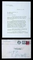 Typed Letter Signed &ldquo;Herbert Hoover&rdquo; as President.