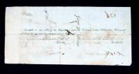 Partly-printed Document Signed &ldquo;Sam Houston&rdquo; as Governor.