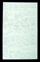 Rare Autograph Letter Signed &ldquo;Howard&rdquo; to his wife, Jean Peters.