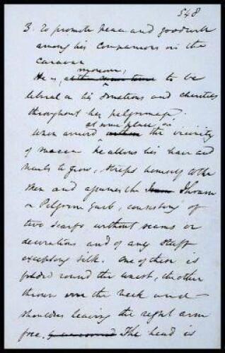 Autograph Manuscript leaf.