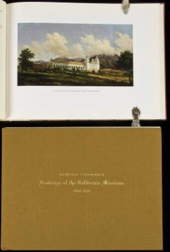 Two volumes on the artwork of California Missions published by the Book Club of California