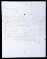Civil War dated Manuscript Letter Signed &ldquo;R. E. Lee, Genl.&rdquo;