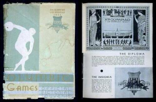 Official pictorial souvenir program from the Xth Olympiad, Los Angeles, California, 1932.