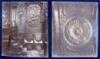 Two vintage albumen photographs of interior architectural details in Notre Dame Cathedral, Paris