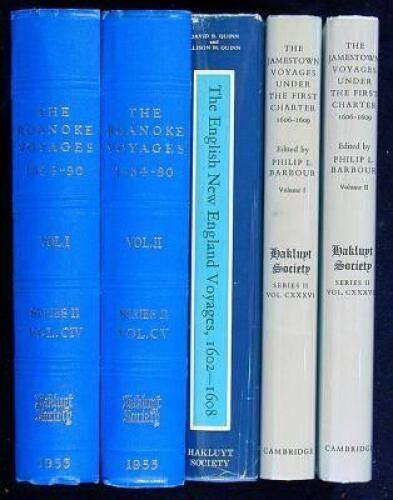 Lot of 5 volumes of travel to Colonial America