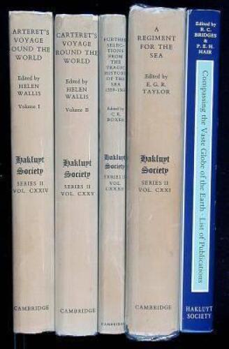 Lot of 5 volumes of voyages and nautical travel