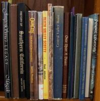 Shelf of works on California