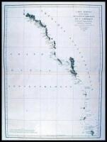 Carte G&eacute;n&eacute;rale d'une Partie de la C&ocirc;te du Nord-Ouest de l'Am&eacute;rique reconnue par les Fr&eacute;gates Fran&ccedil;aises La Boussole et l'Astrolabe Assujettie au point journalier de la Fr&eacute;gate la Boussole d&eacute;termin&eacute; astronomiquement par M. Dagelet