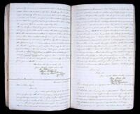 Manuscript copybook of letters demanding the recall of the Colonial Governor of Bermuda, 1821-1829