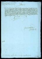 Document signed by Queen Isabella