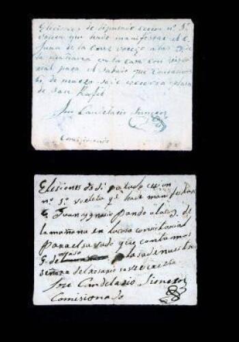 Lot of 8 Manuscript Documentts