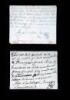 Lot of 8 Manuscript Documentts
