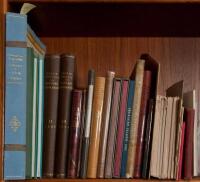 Shelf of fine press and illustrated books