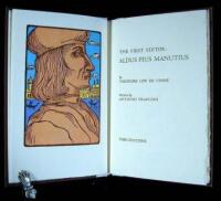 The First Editor: Aldus Pius Manutius