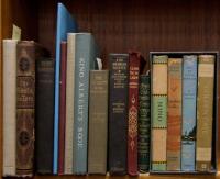 Shelf of miscellaneous illustrated books