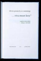 ...viva sweet love": eleven poems by ee cummings