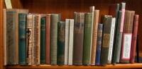 Shelf lot of literary works, many 19th century