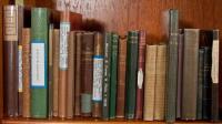 Shelf lot of literary works, mostly 19th century