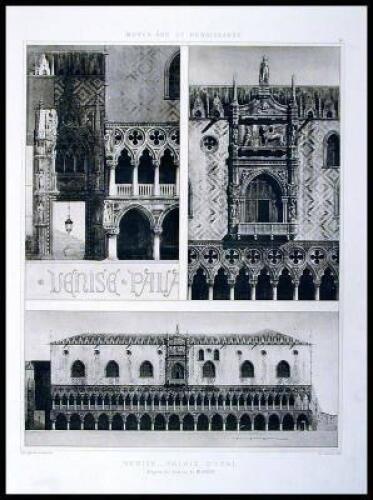 Fragments D'Architecture Moyen Age et de la Renaissance D'Après les Relevés & Restaurations des Anciens Pensionnaires de L'Académie de France a Rome...