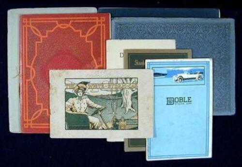 Lot of 8 advertising booklets & pamphets for early motor cars