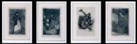 Collection of Four Modern Restrike Etchings