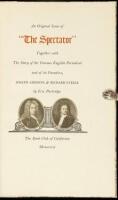 An Original Issue of "The Spectator" together with the Story of the Famous English Periodical and of its Founders, Joseph Addison & Richard Steele