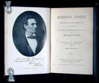 Herndon's Lincoln: The True Story of a Great Life...The History and Personal Recollections of Abraham Lincoln