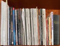 Shelf lot of photography books