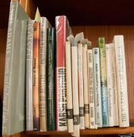 Shelf lot of photography books