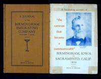 A Journal of the Birmingham Emigrating Company: The Record of a Trip from Birmingham, Iowa, to Sacramento, California, in 1850 by Leander V. Loomis, together with five early itineraries covered in part by this Company, with supplementary data compiled fro