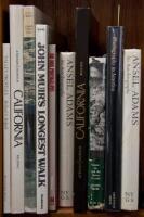Shelf lot of works on American photography