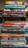 Shelf lot of works on photography