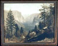 Silver photograph of Yosemite Valley