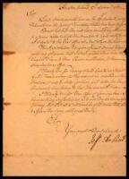 Manuscript Letter Signed “Jeff. Amherst” as Governor General of British North America.