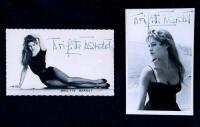 Two signed photographs.