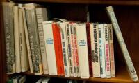 Shelf lot of works on photography