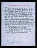 Typed Letter Signed &ldquo;Papa.&rdquo;